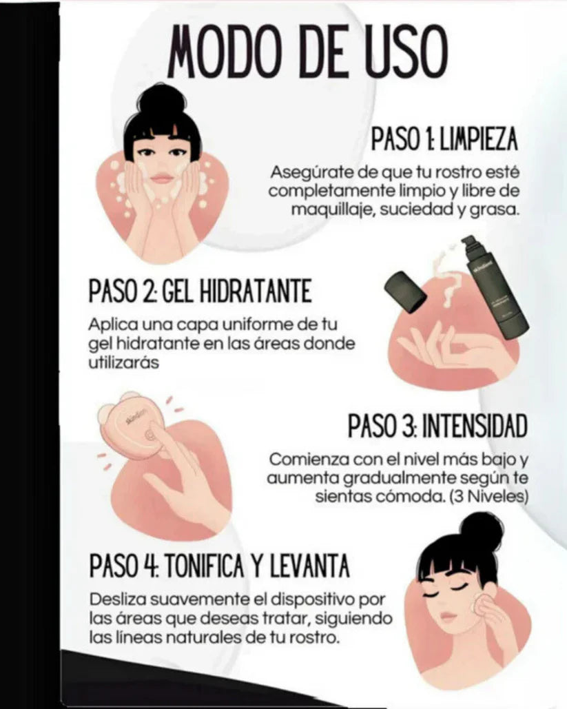 Masajeador Lifting Facial Microcorriente